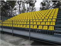 Tribune de sport en plein air, banc de tribune pour les spectateurs, échafaudage durable, sièges de tribune pour le divertissement sportif