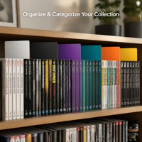 Séparateurs de bandes dessinées de qualité archivistique, organisation facile, finition mate givrée, sans PVC et coins arrondis