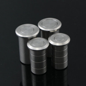 304 Stainless Steel Dustproof Sleeve 11mm <b>13mm</b> 15mm 18mm For Door Frame Concealed Installation - Product Image 2