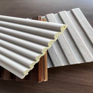 لوح جداري حديث من مركب الخشب والبلاستيك بتصاميم خشبية مقاوم للرطوبة وعازل للصوت لتزيين المنازل - Product Image 6