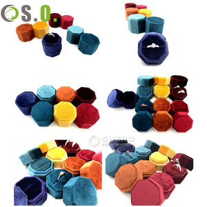 Custom Logo Jewelry Velvet <b>Box</b> <b>Vintage</b> Ring Boxes <b>Jewellery</b> Packaging Velvet Jewelry Gift <b>Box</b> for Jewelry - Product Image 2