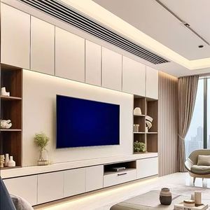 Elegante Mueble para TV de Madera Estilo Europeo, Almacenamiento Ajustable, Personalizable, Moderno, para Sala de Estar, Comedor, Oficina, Hoteles, Exteriores, Pasillo, Baño - Product Image 1