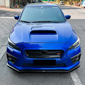 Subaru WrX Sti Va 2014-16 Front Air Intake Grille <b>Decal</b> Piano Black Carbon Fiber Texture Hood Adhesive <b>Car</b> Sticker - Product Image 2
