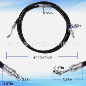 Manguera Hidráulica Volvo Penta DPH DPR 21721550 de Acero Inoxidable, Manguera de Repuesto para Conexión de Bomba Marina - Product Image 5