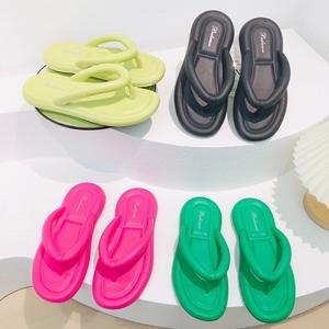 Venta al por mayor de moda Rosa <span class=keywords><strong>verde</strong></span> <span class=keywords><strong>sandalias</strong></span> de las mujeres chanclas nuevas llegadas diapositivas de moda para las mujeres - Product Image 6