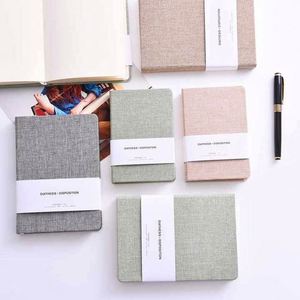 <b>Custom</b> Printed Hardcover Thick Cloth Cover Notebook Lay Flat Hardbound Cover Linen Journal Promotion <b>Diary</b> School Supplies - Product Image 3