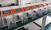 Machine semi-automatique de dénudage de câbles coaxiaux, équipement de découpe rotative optique pour fils blindés multicouches de communication