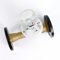 Pengukur pintar air Multi Jet mekanik 200mm, penghitung air Itron Stainless Steel Digital komersial 6 aliran 2 inci