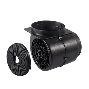 High Temperature Resistant Motor Housing Centrifugal Exhaust Fan Blower with Carbon Filter for Range Hood