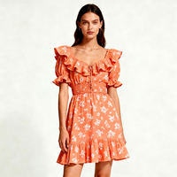 Robe d'été personnalisée à imprimé floral, design tendance, robes décontractées pour femmes sur mesure