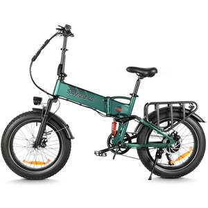Nouveau stock de l'entrepôt britannique SAMEBIKE RS-A02Pro Vélo électrique pliable à pneus larges avec frein à disque, cadre pliable, batterie grande capacité 48V 15Ah, 20 pouces - Product Image 1