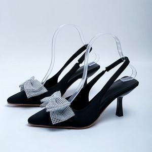 Sapatos Femininos Sexy com Laço de Camada Dupla - Product Image 4