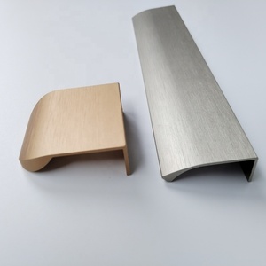Aluminum Profile Furniture Handle Concealed Edge Pulls L Shape for Home Kitchen Living Room <strong>Door</strong> Drawer Cabinet - Product Image 4