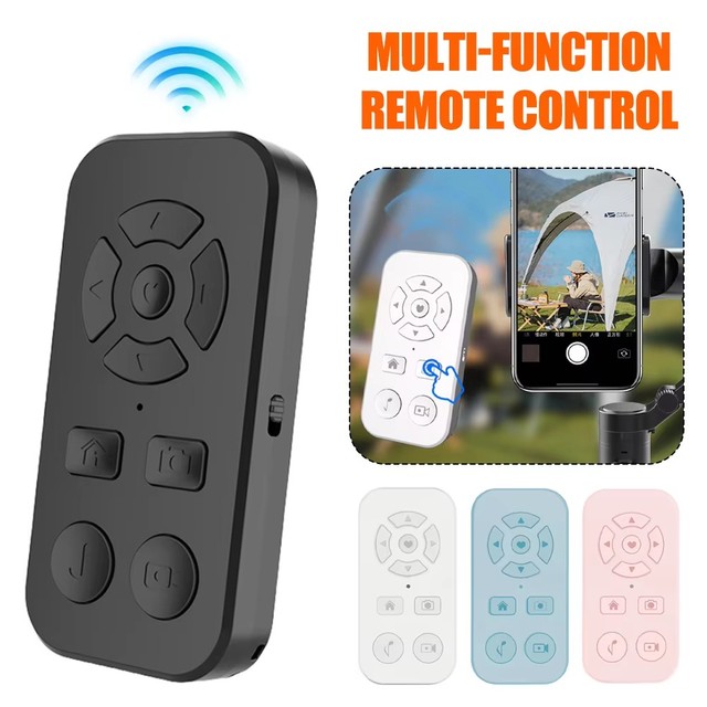 9-Key Wireless Phone Remote Control for Short Videos Photo Taking EBook Page Turning