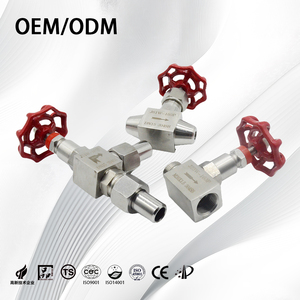 SS304/SS316 Industrial personalizar válvula de aguja de dos vías roscada hembra de ángulo recto de alta presión para tratamiento de agua - Product Image 4