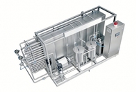 Machine de pasteurisation UHT tubulaire à chauffage uniforme pour jus de fruits, lait et eau