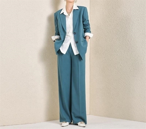 Completi da donna pantaloni da sposa smoking alti eleganti blazer <span class=keywords><strong>oversize</strong></span> set bianchi per - Product Image 1