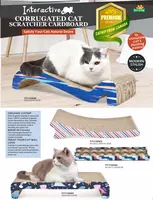 Scratcher Cat Custom Durable Interactive Catnip Pet Kitty Scratcher Paw Cat Cardboard Corrugated Cat Board