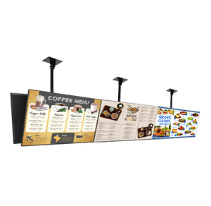 Écrans d'affichage numériques pour menu 32, 43, 55 pouces avec logiciel de contrôle du serveur pour la publicité des food trucks - Product Image 1