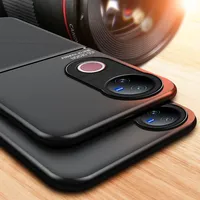 Coque magnétique pour VIVO V60 Lite Business Style Texture Cuir Slim Matte Cover pour VIVO V50 V40Pro Antichoc Bumper Capa Shell