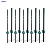 Meilleure qualité 10ft métal T Post bois naturel traité sous pression pour clôture de ferme et jardin cour clôture treillis et portes