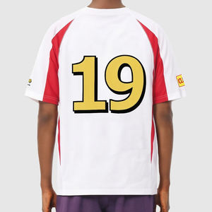 Camiseta Deportiva Transpirable Personalizada <span class=keywords><strong>para</strong></span> Hombre, <span class=keywords><strong>para</strong></span> Fútbol y Running, Sublimada, 100% Poliéster, de Alta Calidad - Product Image 3