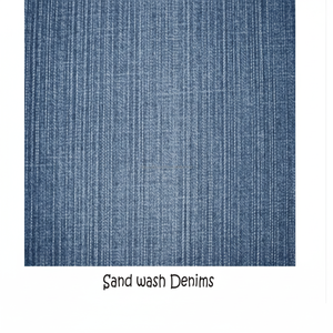 Tela vaquera de punto de trama de sarga de peso medio Premium para niños y niñas Fabricación de pantalones vaqueros 100% algodón Calidad de exportación Embalaje en rollo - Product Image 1