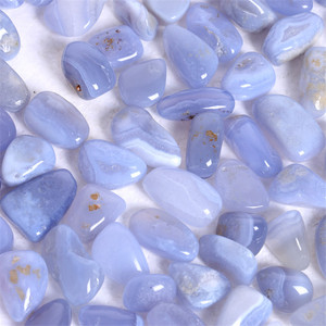 Lucido naturale <span class=keywords><strong>agata</strong></span> blu del merletto cristalli healing ghiaia pietre curative cristalli per la decorazione - Product Image 4