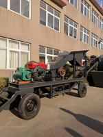 Concasseur à marteaux portable pour l'extraction d'or, machine de broyage pour pierres, agrégats, roches, granit, calcaire