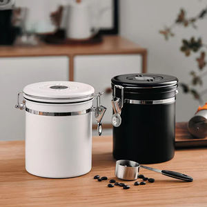 <span class=keywords><strong>Airscape</strong></span> – grains de café en acier inoxydable, sucre, thé, noir, rouge, vert, or, blanc - Product Image 6