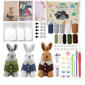 Hot Selling Handmade Crochet Ornaments for Small Animals Creative Home Decorations Cross-Border Textile & Fabric Crafts