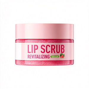 Kit de Soin des Lèvres Rose 2-en-1 Personnalisé avec Logo Privé : Exfoliant et Baume à Lèvres au Sucre de Fraise pour Éclaircir et Hydrater - Product Image 3