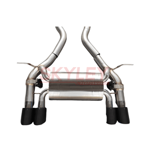 Sistema di Scarico Catback per M3 M4 F80 F82 3.0T S55 con Valvetronic, Tubo Centrale Singolo e Silenziatore, Spedizione Rapida Senza Tasse - Product Image 6