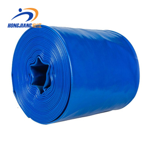 Tuyau plat en PVC souple durable de grande taille <span class=keywords><strong>100</strong></span> 150 <span class=keywords><strong>mm</strong></span> avec raccord Camlock pour l'irrigation <span class=keywords><strong>agricole</strong></span>, la piscine, le lavage à contre-courant, la pompe de drainage - Product Image 2
