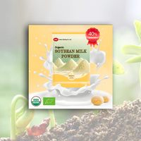 100% Natural Nutritious Breakfast Rush Leche de soja instantánea en polvo Leche de soja orgánica en un sabor salado Textura dura Empaquetado en una bolsa