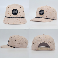 OEM Neu eingetroffene wasserdichte Sport-5-Panel-Golfmützen mit atmungsaktivem Hydro-Gewebe-Patch-Logo für Baseballmützen für Spiele auf dem Golfplatz