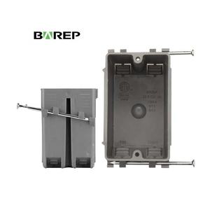 Caja de Conexiones Eléctrica de PVC Barep con Certificación ETL, 20 Cuin, 1 Entrada, Nueva, para Interruptor, GFCI, Atenuador - Product Image 2