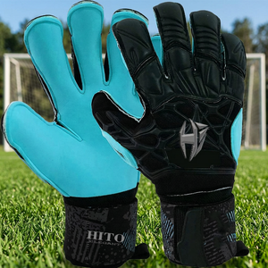 Finger Protective Soccer Goal Keeper Gloves Top Quality Customize Design and Logo Goalkeeper Gloves - Product Image 3