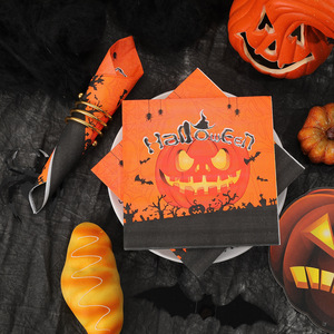 Halloween tissues, food-grade household <b>paper</b>, Halloween party napkins, hotel disposable napkins - Product Image 3