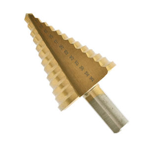 Foret étagé multifonctionnel plaqué titane 5-35 mm, tige triangulaire, cannelure droite, design pagode pour perceuse - Vente en gros - Product Image 5