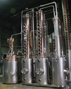 Destilador de whisky, equipo de destilación de alambique, 1000 gin