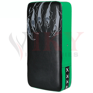 Kick pad-Muay Thai de cuero para entrenamiento de boxeo, nuevo diseño, personalizado - Product Image 4