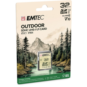 Emtec UHS-I U1 V10 <b>SD</b> <b>card</b> Outdoor - 32GB (ECMSD32GHCU1OR) - Product Image 2