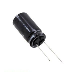 Condensateur à électrolyte aluminium 470 µF 20 % 50 V RADIAL TH 470 µF à montage traversant UVP1H471MHD – Distributeur agréé - Product Image 1