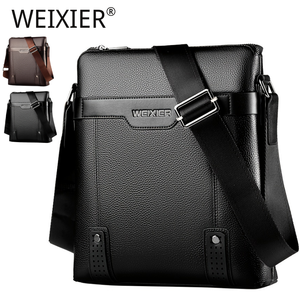 <span class=keywords><strong>Sac</strong></span> à Bandoulière <span class=keywords><strong>Homme</strong></span> en <span class=keywords><strong>Cuir</strong></span> PU Imperméable Rétro Classique Personnalisable, Style Affaires Simple et Portable - Product Image 1