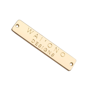 Etiqueta de Metal Personalizada para Ropa, Etiqueta de Costura para Hijab, Etiquetas Pequeñas con Letras, Etiqueta de Aleación de Zinc, Etiqueta de Marca de Metal para Ropa - Product Image 1