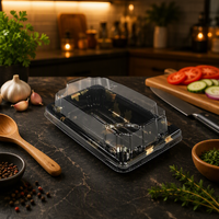 Boîte d'emballage personnalisée JY-1100 JIE YOU, boîte à sushi jetable, boîte à emporter pour sushi, boîte de conteneur alimentaire pour sushi