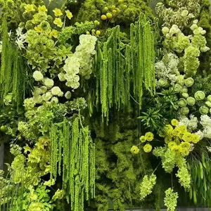 Plantas Verdes Artificiales de Plástico, Jardín Monet, Bosque Verde, Decoración para Bodas, Hogar y Hotel, Estilo Pastoral - Product Image 1