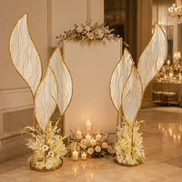 Arche de présentation de fleurs en métal personnalisée pour toile de fond de mariage, idéale pour la décoration d'entrée d'événements