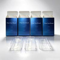Boîte d'emballage personnalisée pour flacons de 3 ml, 5 ml, 10 ml avec étiquette autocollante et boîte en carton holographique brillante